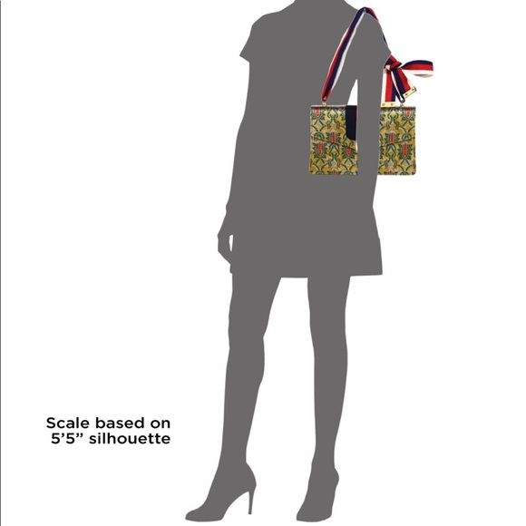 🚫⛔️SOLD⛔️🚫Gucci Sylvie Metallic Jacquard Web bag - Picture 6 of 8